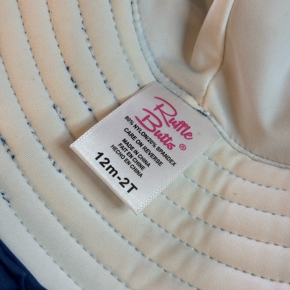 Ruffle Butts Kids Outdoor Sunhat Blue - Picture 4 of 9